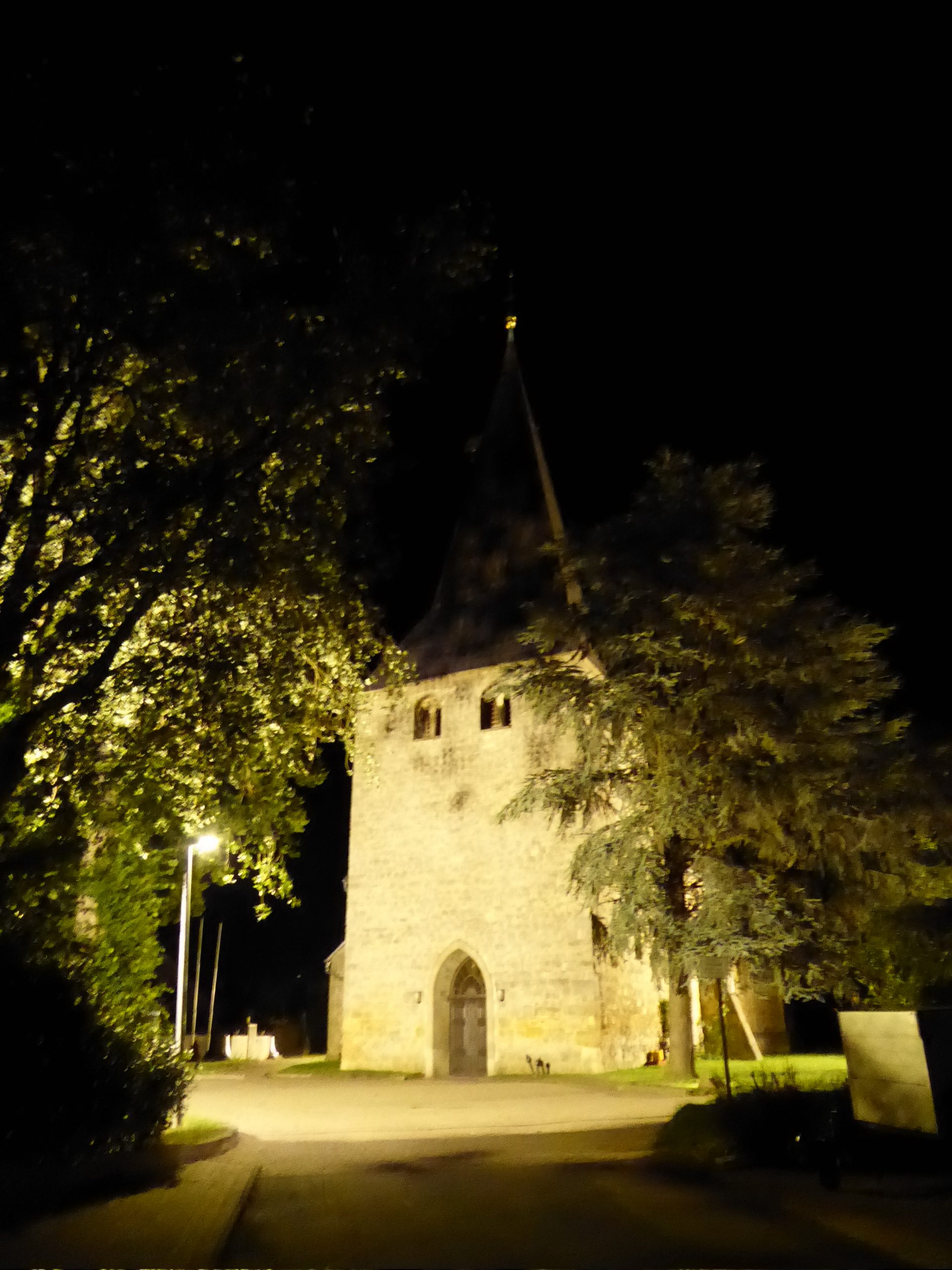 Schneeglöckchen vor der Gadenstedter Kirche